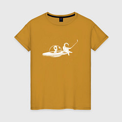 Женская футболка Космическое селфи