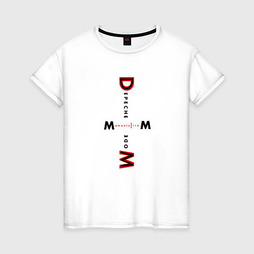 Женская футболка Depeche Mode - Memento Mori Logo / Белый – фото 1