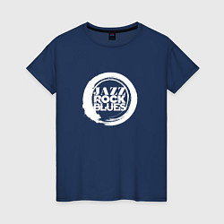 Женская футболка Jazz rock blues 2