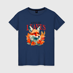 Женская футболка Лиса король листьев