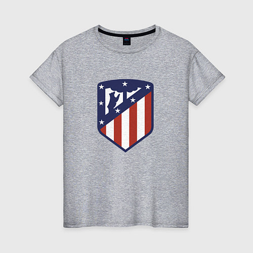 Женская футболка Atletico Madrid FC / Меланж – фото 1