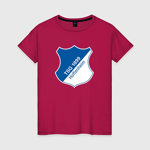 Женская футболка Hoffenheim fc germany / Маджента – фото 1