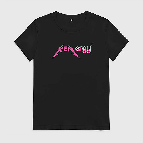 Женская футболка Kenergy - metallica and barbie style / Черный – фото 1