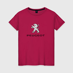 Женская футболка Peugeot sport auto