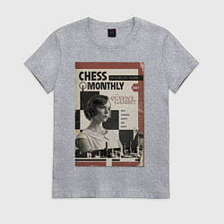 Женская футболка Ход королевы винтаж