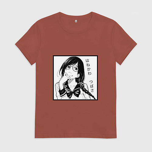 Женская футболка Tsubasa Hanekawa / Кирпичный – фото 1