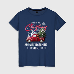 Женская футболка Movie watching shirt