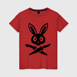 Женская футболка Кролики-пираты