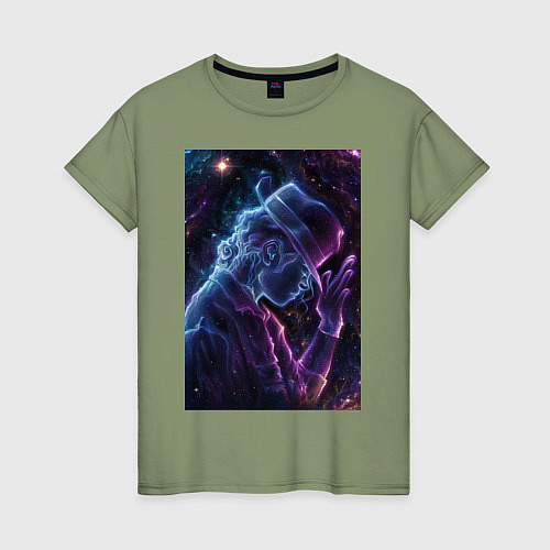 Женская футболка Michael space / Авокадо – фото 1
