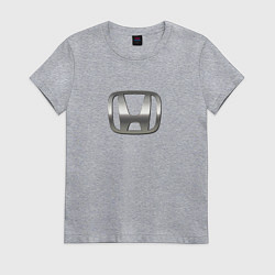 Женская футболка Honda sport auto silver