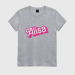 Футболка хлопковая женская Alisa - retro Barbie style, цвет: меланж