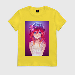 Женская футболка Anime Girl refflex