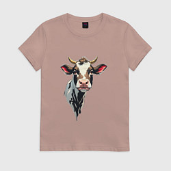 Женская футболка Злая корова