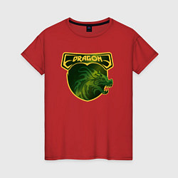 Женская футболка Знак дракон