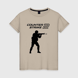 Женская футболка Counter strike 2 classik