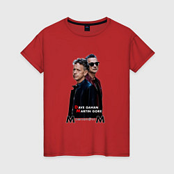 Женская футболка Depeche Mode - Dave and Martin Memento Mori