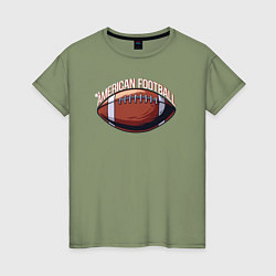 Женская футболка American football