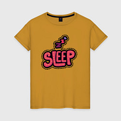 Женская футболка Sleep