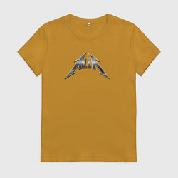 Женская футболка Алла в стиле группы Металлика