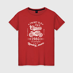 Женская футболка Классика 1980