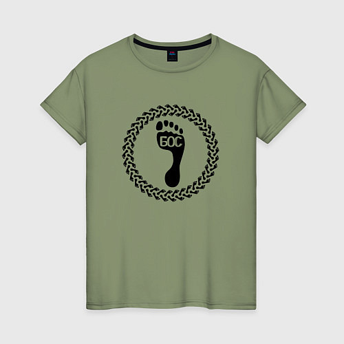 Женская футболка Кругом наследивший бос на светлом / Авокадо – фото 1