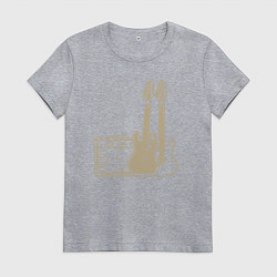 Женская футболка Rock life