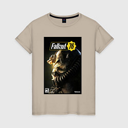 Женская футболка Fallout 76 - game poster