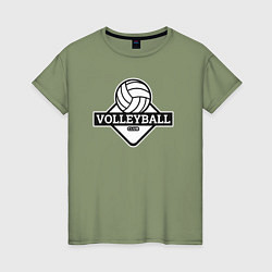 Женская футболка Volleyball club