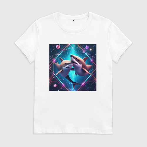 Женская футболка Акуинь и акуянь / Белый – фото 1