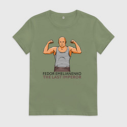 Женская футболка Фёдор Емельяненко в тельняшке