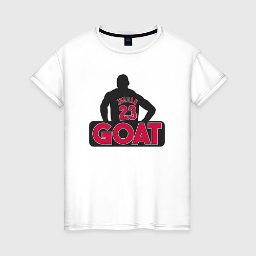 Женская футболка Jordan goat / Белый – фото 1