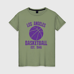 Женская футболка Basketball Los Angeles