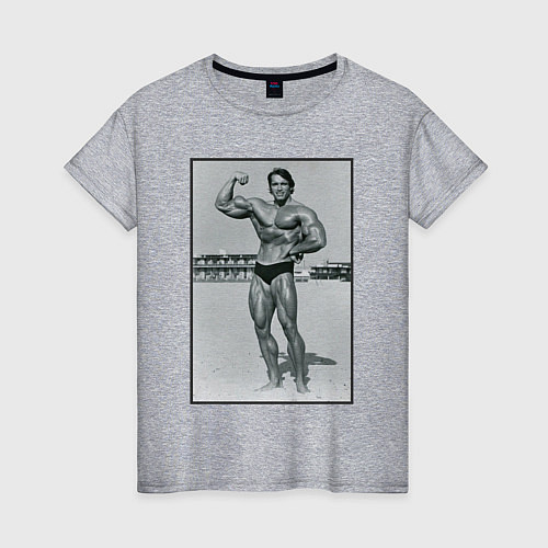 Женская футболка Mister Schwarzenegger / Меланж – фото 1