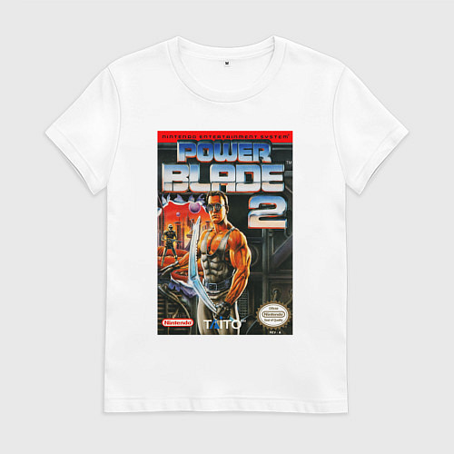 Женская футболка Power blade 2 / Белый – фото 1