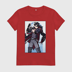 Женская футболка Ризли Геншин импакт