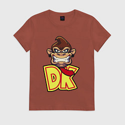 Женская футболка Donkey kong head