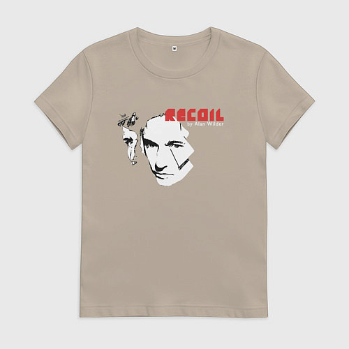 Женская футболка Recoil - Alan Wilder from Depeche Mode / Миндальный – фото 1
