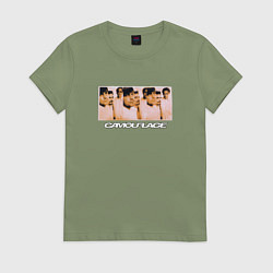 Женская футболка Camouflage - Sensor single