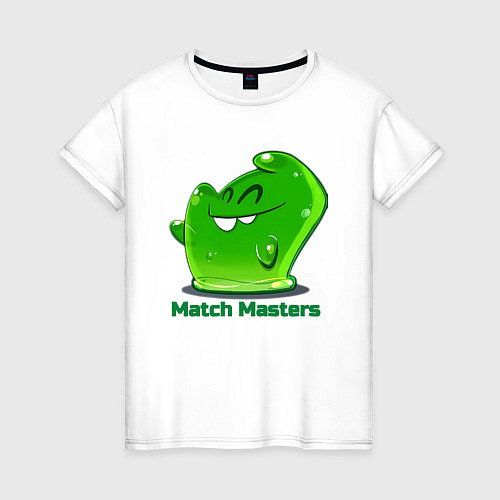 Женская футболка Слайм из Match Masters / Белый – фото 1