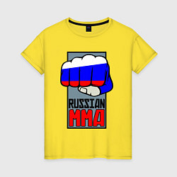 Женская футболка Russian MMA