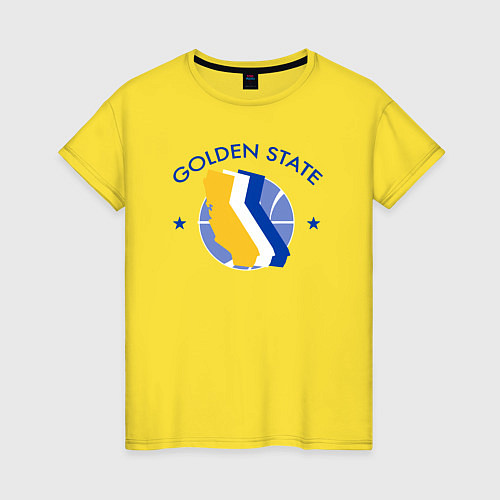 Женская футболка Golden State stars / Желтый – фото 1