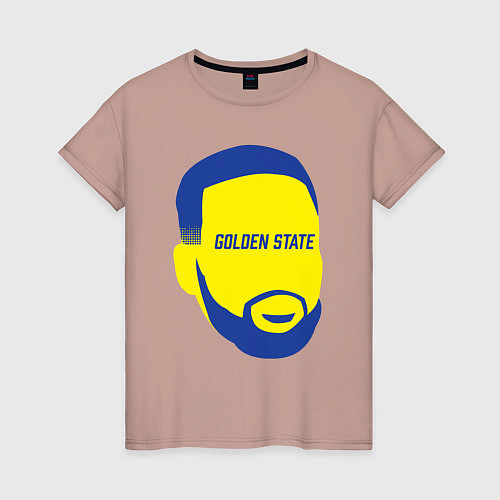 Женская футболка Golden State Curry / Пыльно-розовый – фото 1