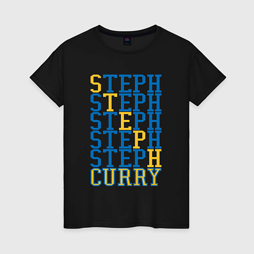 Женская футболка Steph Curry / Черный – фото 1