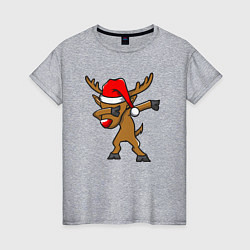 Женская футболка Deer dabbing