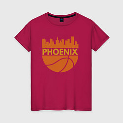 Женская футболка Phoenix basketball city