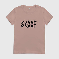 Женская футболка Скуф металл