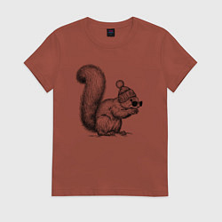 Женская футболка Белка на моде