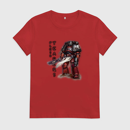 Женская футболка Расчленитель / Красный – фото 1