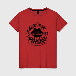Женская футболка Alice Cooper poison