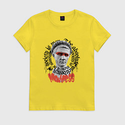 Женская футболка Римский император Калигула с граффики